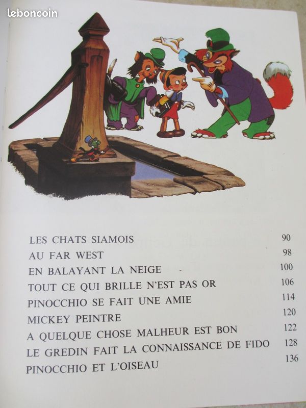 Livre enfant Disney Pinocchio et ses amis – Fernand Nathan (image 6)