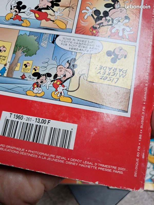 Lot 6 BD bande dessinée vintage albums Mickey parade (image 5)