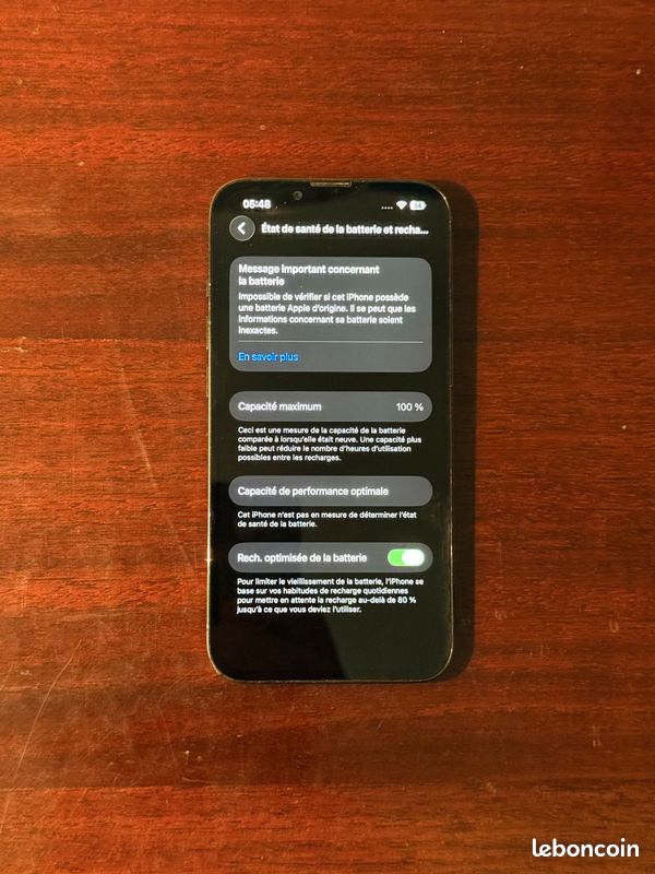 IPhone 13 Pro Gris 128 Go - Batterie 100 % (image 4)