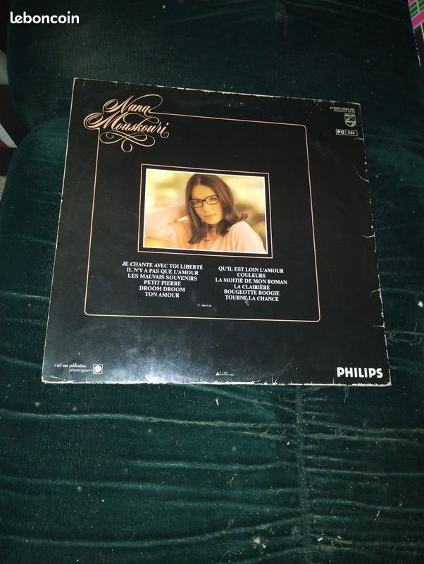 Disque vinyle 33 Tours Nana Mouskouri "qu'il est loin l'amour" (image 3)