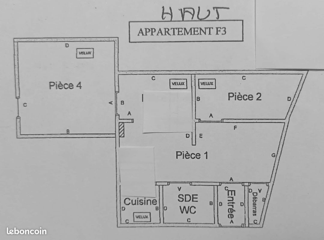 Appartement 3 pièces 51 m² · à Villeneuve-le-Roi · 51 m² · 900 €/mois