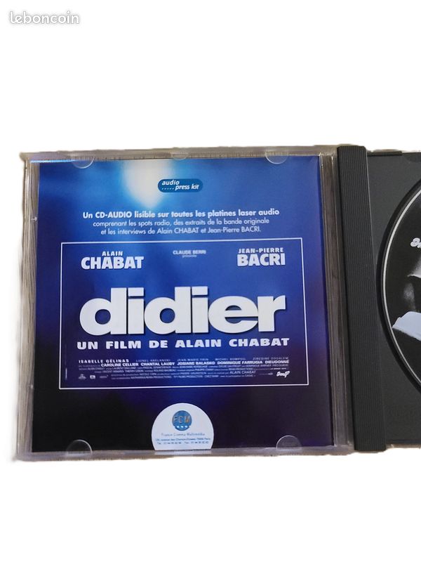 CD Audio Press Kit Promo - Film "Didier" (Alain Chabat & Jean-Pierre Bacri) - 1997 (image 3)