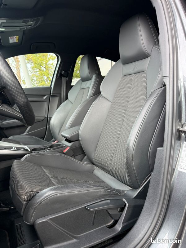 Audi A3 Limousine 35 TFSI 150CH S-Line S-tronic Garantie 6 ans Suivi Audi Sièges chauffants Camera de recul feux LED Apple CARPLAY 18P 359/mois (image 5)
