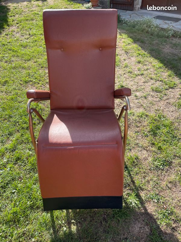 Fauteuil relax pliant vintage (image 2)