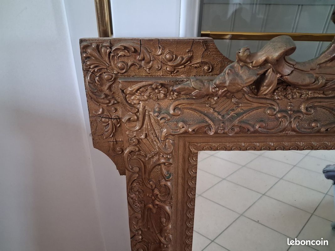 Ancien miroir style louis xv (image 3)
