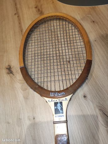 Raquette de tennis en bois Wilson Chris Evert Andrea Jaeger WTC Dunlop Maureen Connolly Raquette en bois B - France