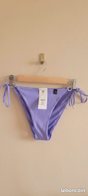 Bas De Bikini Avant-Première – Bleu Marbré, Taille 44, Neuf Avec étiquette
