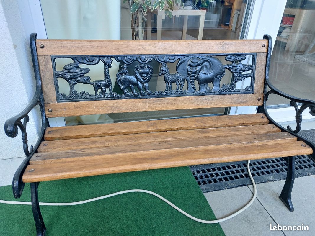 Banc en fer enfant (image 1)