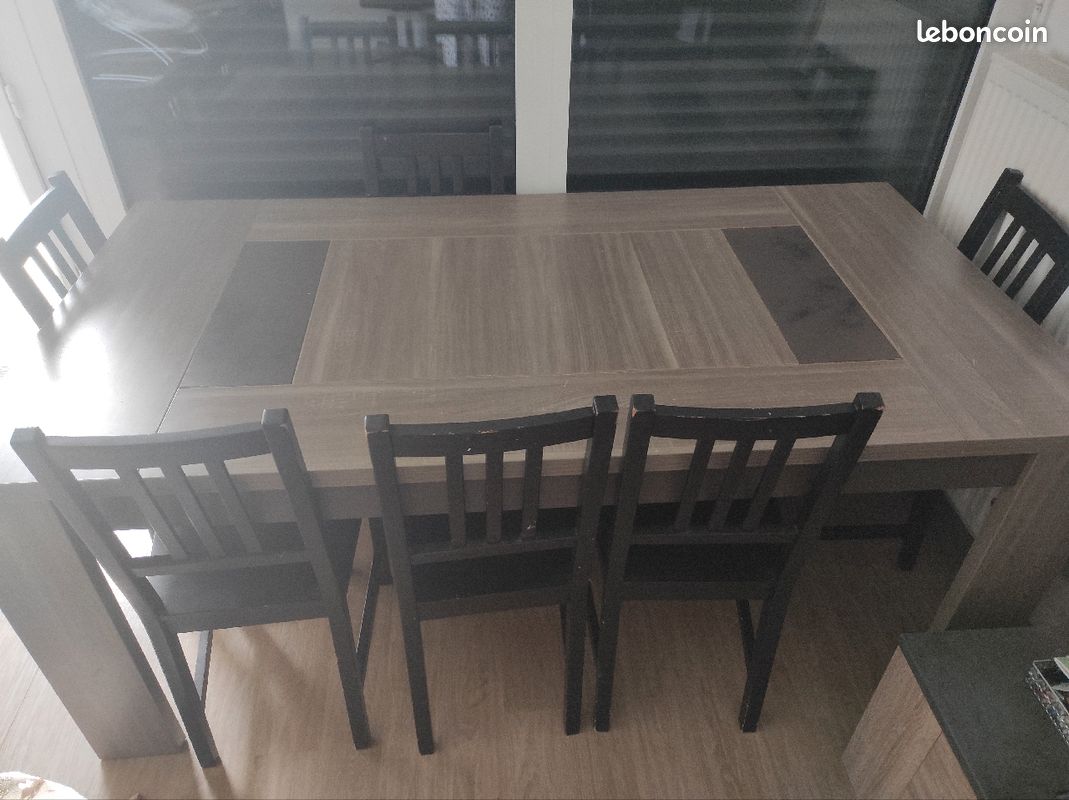 Table avec 6 chaise (image 2)