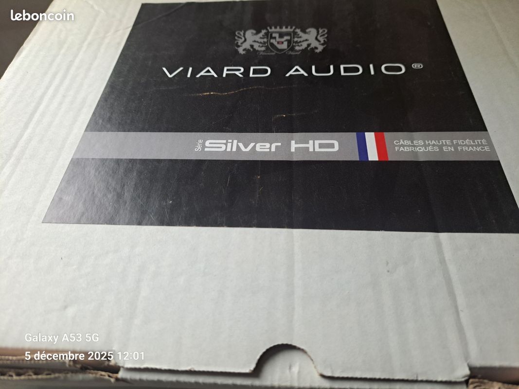 2 câbles modulation XLR VIARD AUDIO HD20 NEUF 2 mètres (image 2)