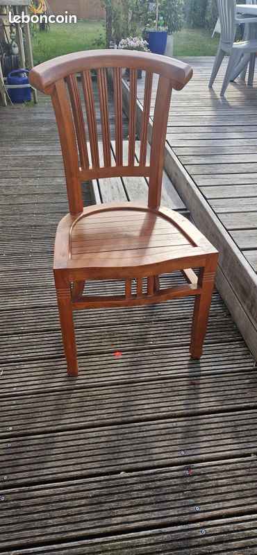 Chaises bois exotique (image 1)