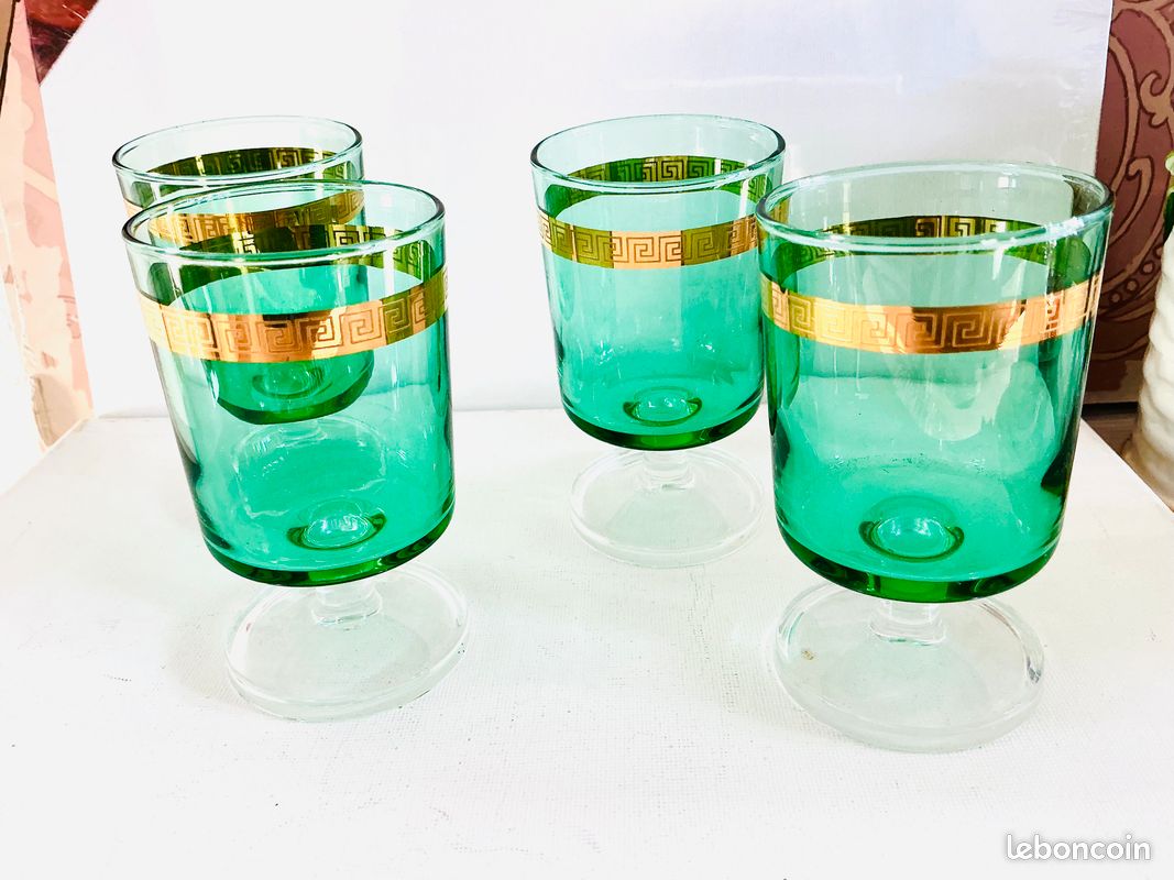 10 Anciennes Coupes à Champagne Style Art Déco - Vintage French Finds