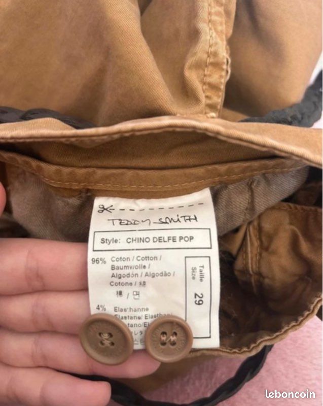 Pantalon chinos Teddy Smith (image 4)