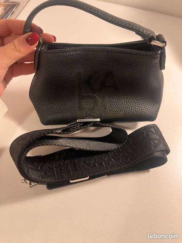 Sac Karl Lagerfeld noir avec bandoulière (image 6)