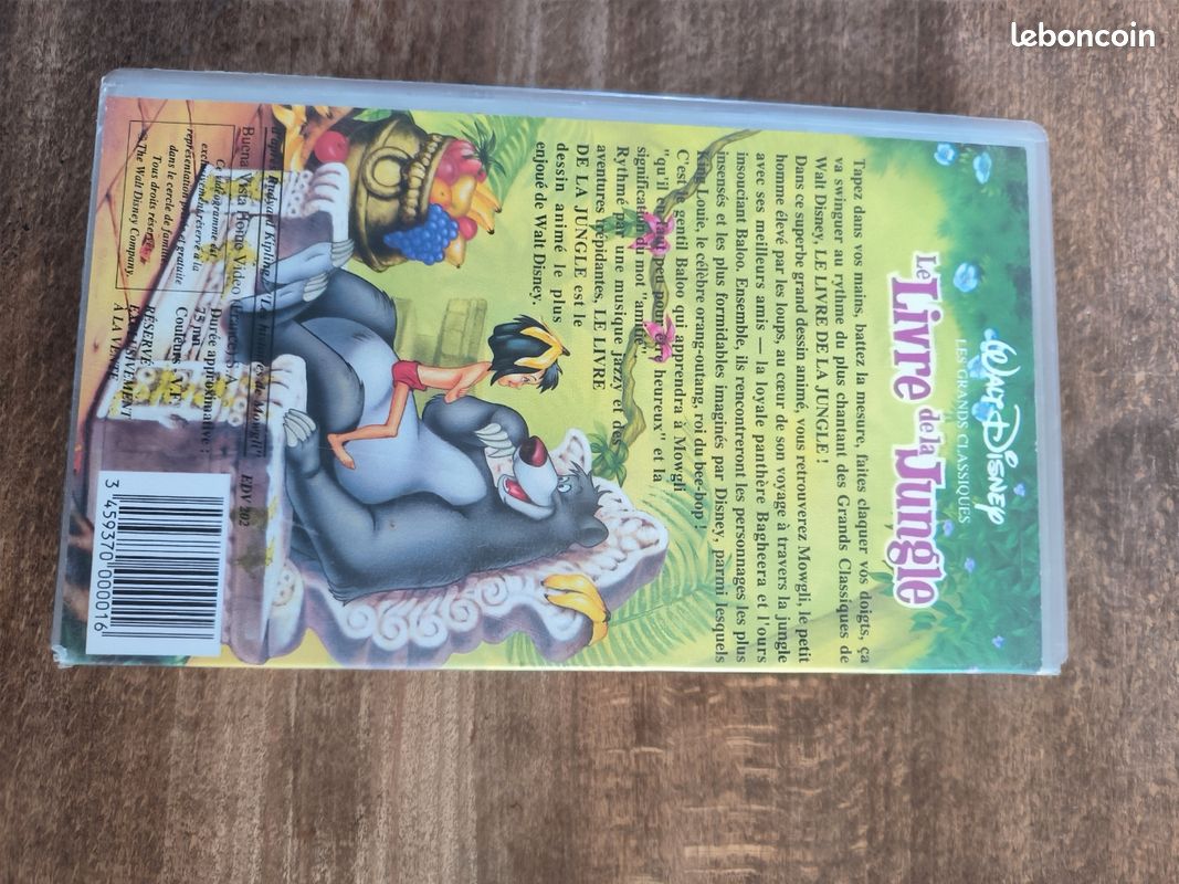 Cassette vidéo Walt Disney (image 2)