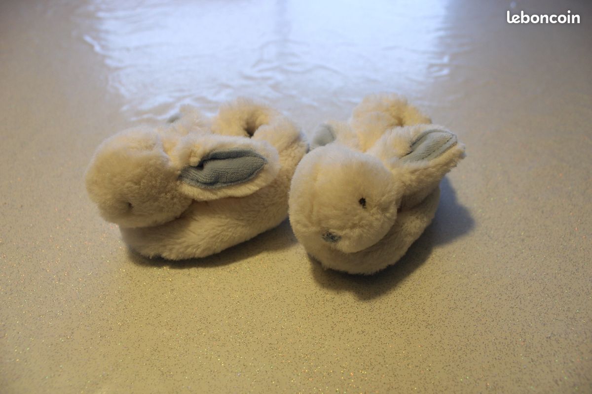 Chaussons lapinou bebe (image 1)