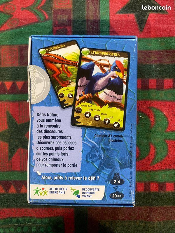 Jeu de cartes « Défis nature - dinosaures » (image 2)