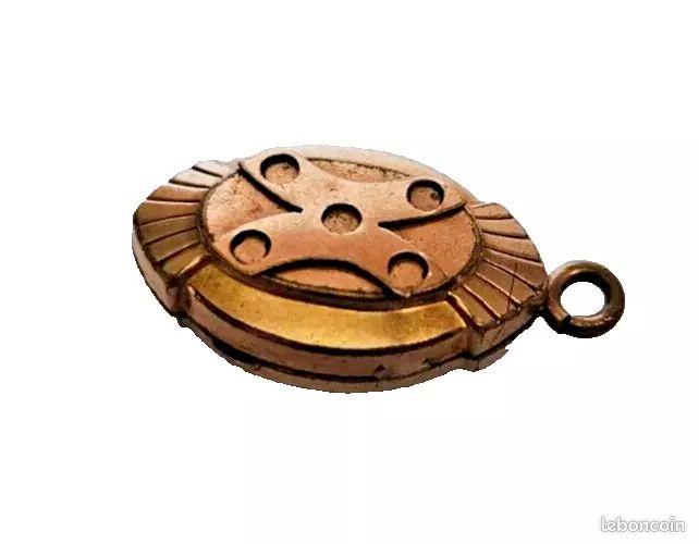 Chaîne Collier Pendentif Porte-photo En Cuivre – Style Vintage – Médaillon Reliquaire