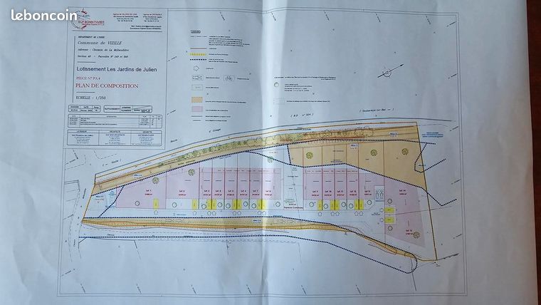 Terrain 833 m² Vizille