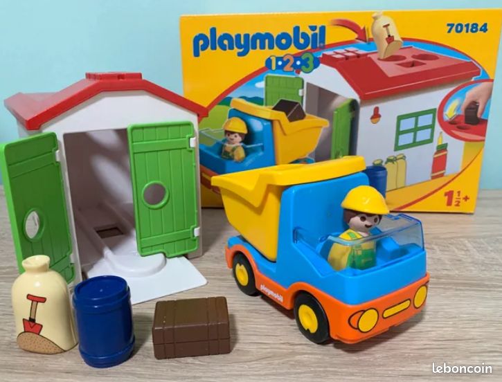 Playmobil 123 - lot 70184 Camion benne (image 1)
