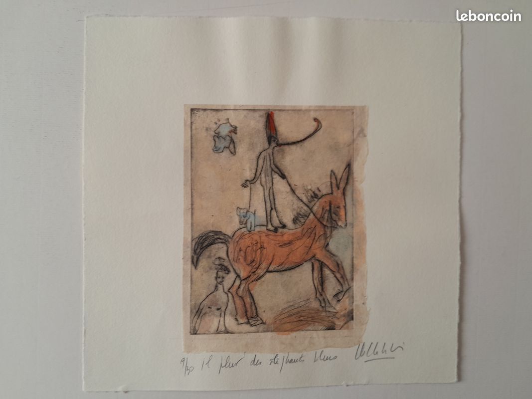 2 gravures signées au crayon par Claire Le Chatelier (image 1)