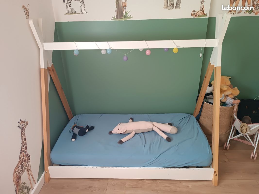 Lit tipi enfant 70x140 (image 1)