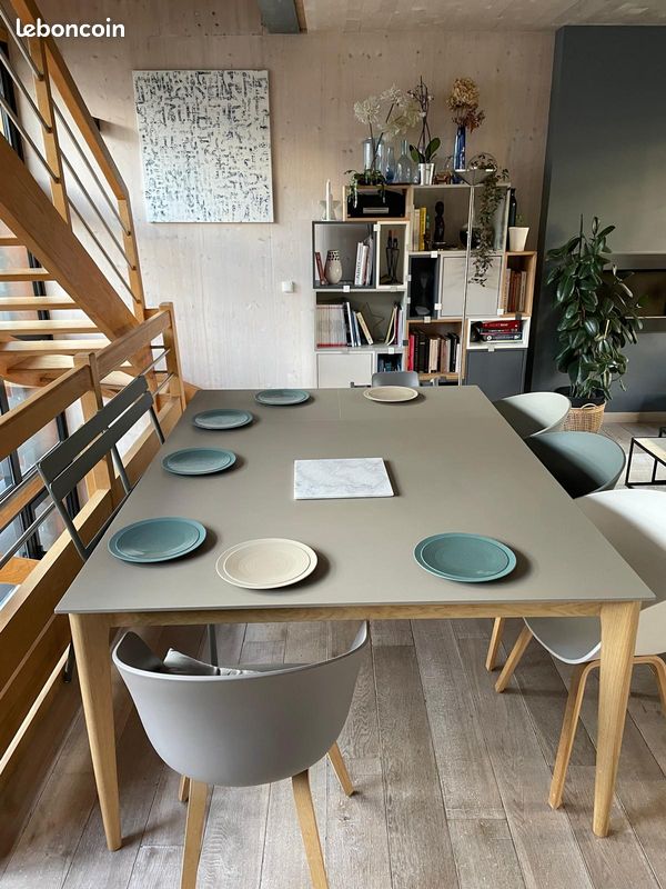 Table Opera Imperial Line 140x140cm + rallonges (image 6)