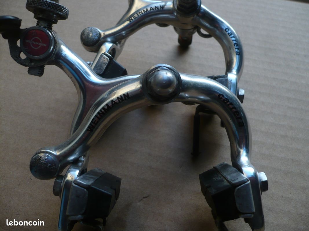 Étriers De Frein Weinmann Carrera - Aluminium Argenté - Pour Vélo De Route/course