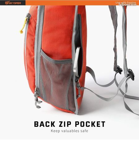 Sac A Dos Pliable Sac à Dos Pliable SKYSPER 15L/20L Sac A Dos Pliable Sac à Dos Pliable SKYSPER 15L/20L
