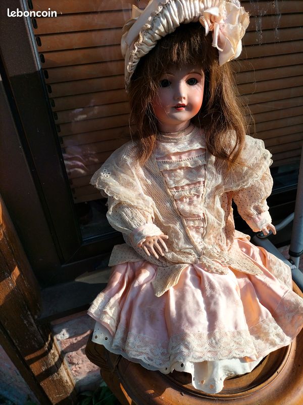Grande Poupée UNIS FRANCE 71 - 75 Cm - Habits Sublimes - Collection Vintage
