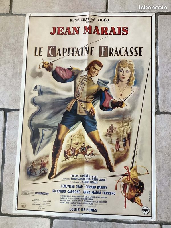 Affiche de cinéma Le Capitaine Fracasse 40x60 (image 1)