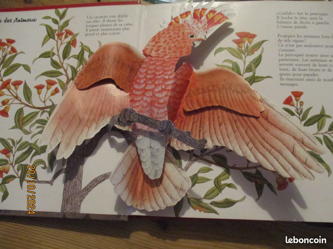 Livre enfant pop'up animé la parade des animaux ( 1992) (PAZ) (image 2)