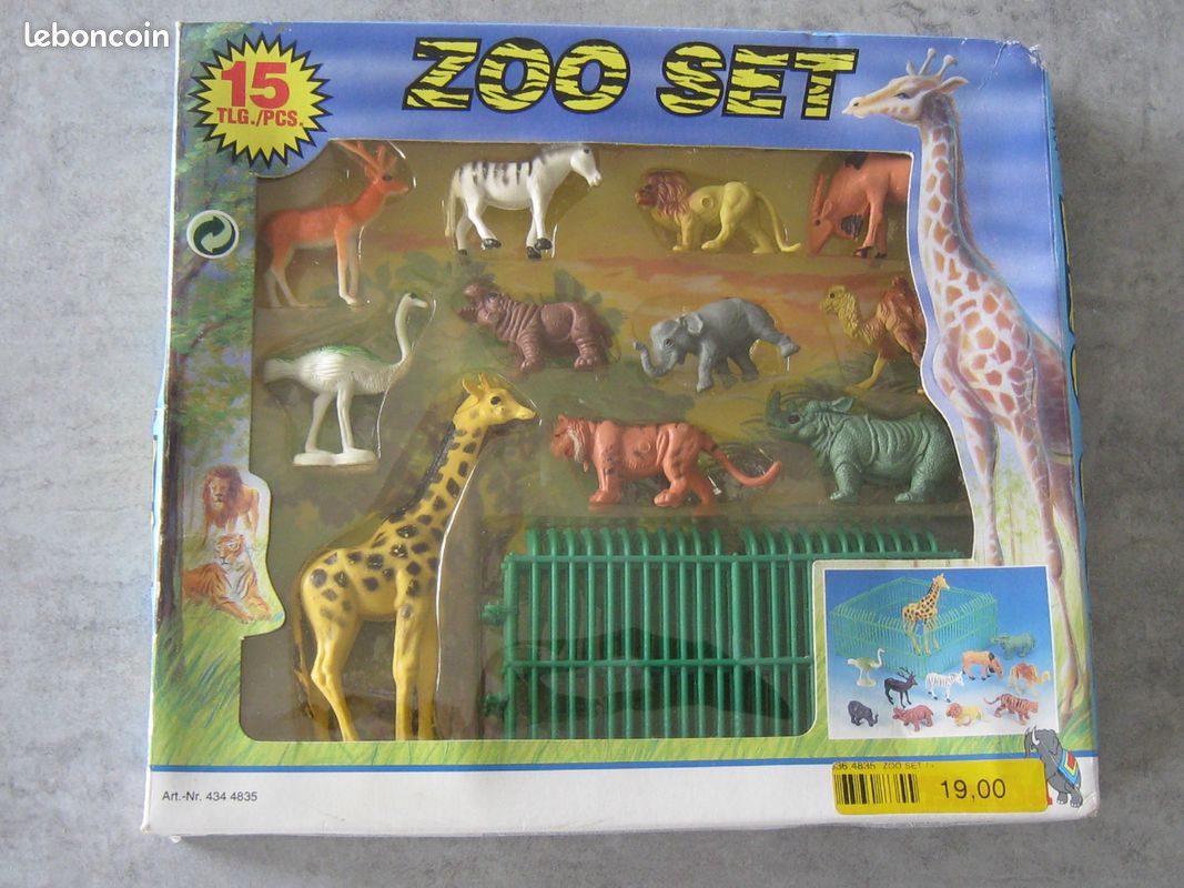 Jouet : animaux du zoo (15 pièces) (image 1)