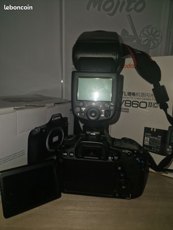Canon eos 80D + flash Godox V860II (image 3)