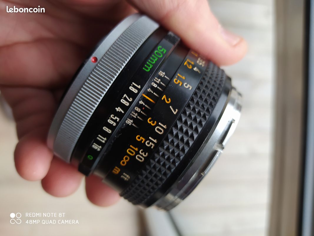 CANON FTB QL + 50mm SC f/1.8 FD - nettoyé, révisé, testé