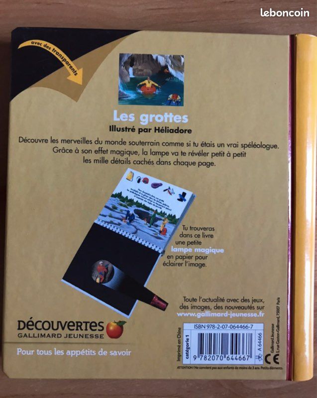 Livre Les grottes Mes premières découvertes (image 2)