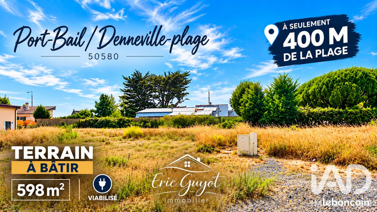 Terrain 598 m² · à Port-Bail-sur-Mer · 598 m² · 135 000 €