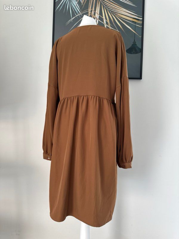 Robe fluide terracotta "Banditas from Marseille" - Taille TG 2 (L) (image 2)