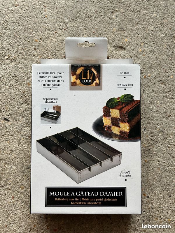 Moule à Charnière 20 Cm 4-6 Parts | Alice Délice