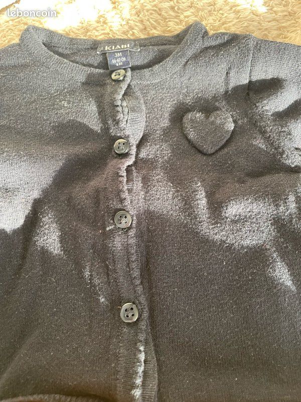 Gilet fille taille 3 mois (image 2)