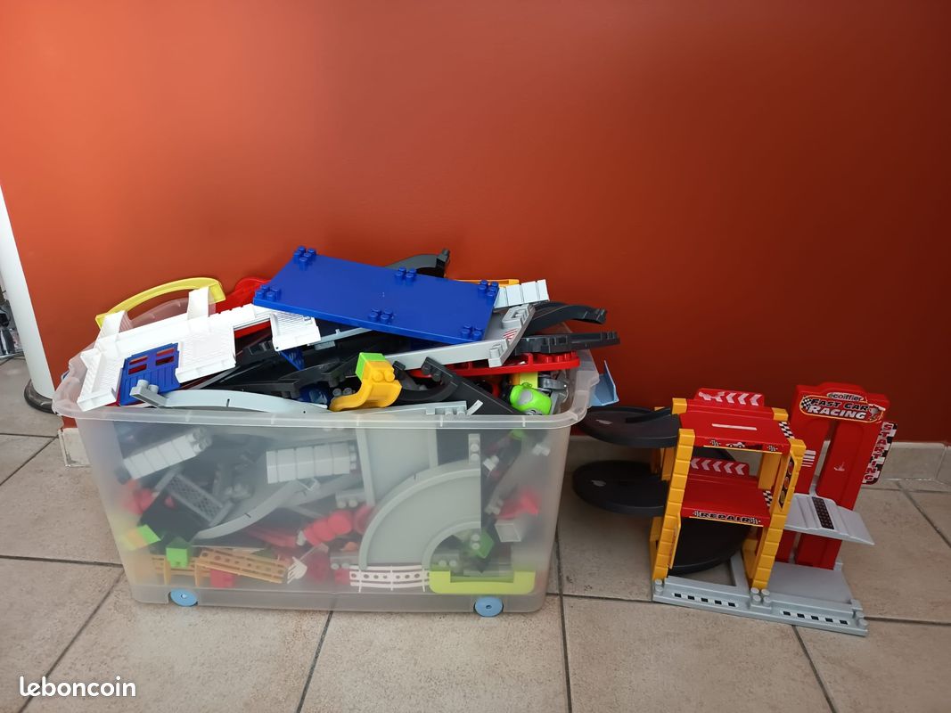 Lot jouets Ecoiffier Abrick – playsets complet (police, pompiers, garage, circuit, centre commercial) (image 5)