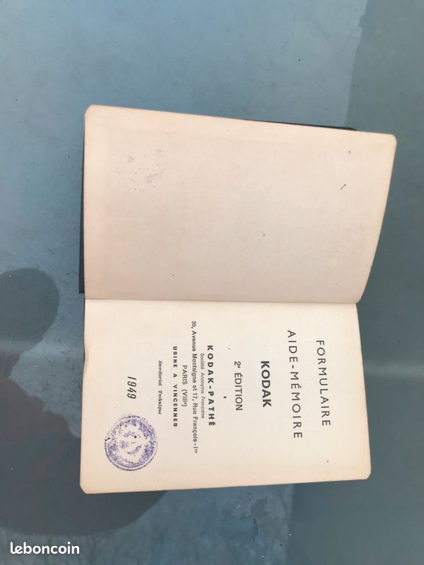 Livre kodak (image 1)
