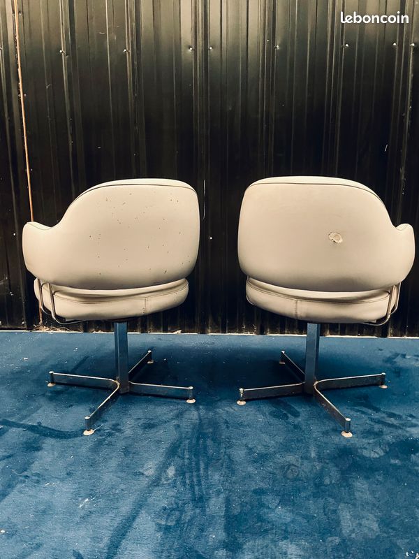 Duo de fauteuils vintage - Bon état (image 5)
