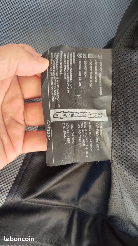 Veste moto Alpinestar GP Pro (image 2)