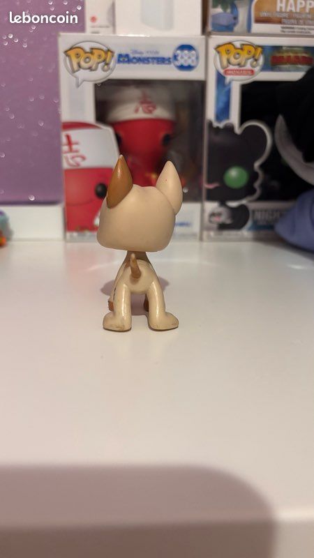 Figurine Littlest Pet Shop Hasbro – Chien Danois (Dogue Argentin) – Modèle 1647