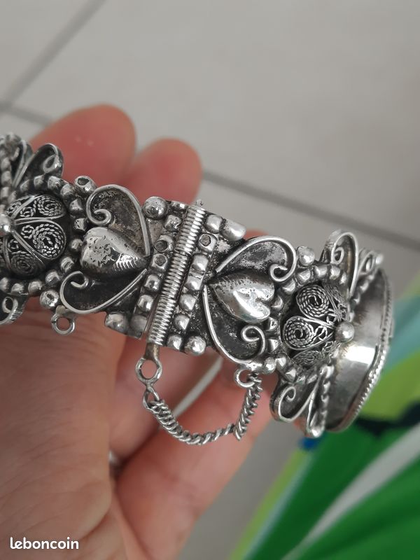 Bracelet En Argent Vintage - Design Intemporel - Neuf Sans Emballage