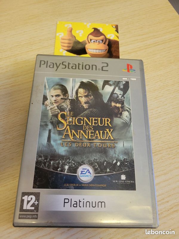 Le Seigneur Des Anneaux : Les Deux Tours (Platinium) Sur Sony PlayStation 2 - Bon état