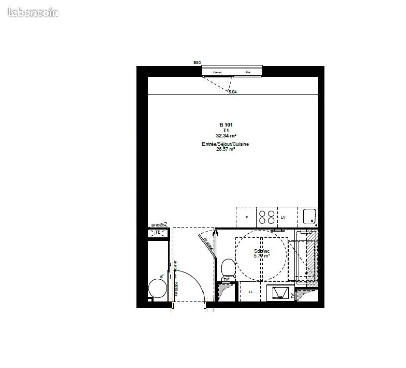 Appartement 1 pièce 32 m² · à Albertville · 32 m² · 582 €/mois
