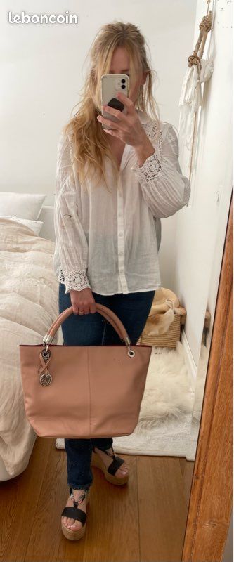 Sac Lancel French Flair rose (image 2)