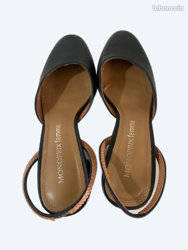 Ballerines Monoprix Chaussures Femmes Ballerines En Cuir MONOPRIX